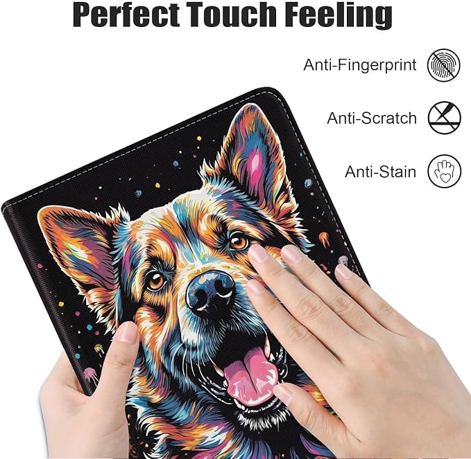 Abstract Colorful Dog