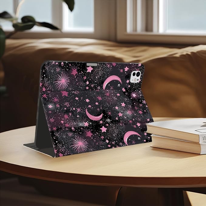 Art Pink Starry Sky