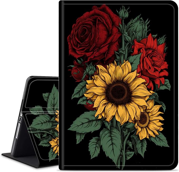 Roses and Sunflowers