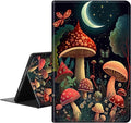 for iPad Air 13 Inch Case M3/M2 2025/2024for iPad Pro 12.9 Case 2022/2021/2020 6th/5th/4th GenPU Leather Slim Standing Smart Cover with Auto Sleep/WakeNight Sence Mushrooms
