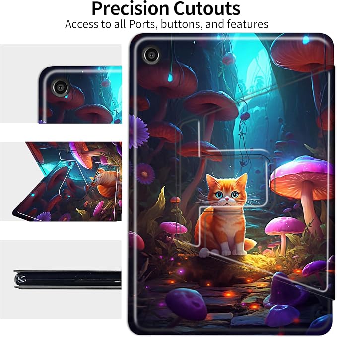Mushroom Cute Cat