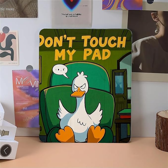 angry duck don't touch my pad