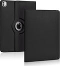 Case for ipad pro 12.9 inch 2nd &amp 1st Generation Old Model 2017/2015 MP6G2LL/A MQDA2LL/A MPLL2LL/A ML0F2LL/A ML3K2LL/A ML0N2LL/A ML0R2LL/A with Rotating Stand Auto Sleep/Wake (Black)