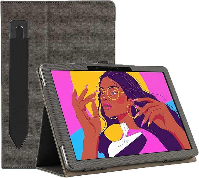 Tablet Case Work with XP Pen Magic Drawing PadShockproof &amp Scratch-Resistant Built-in Adjustable Stand + Comfortable Hand Strap | Portable Sleeve for Artists