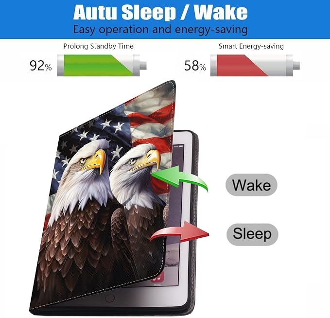 Patriotic American Flag Bald Eagle