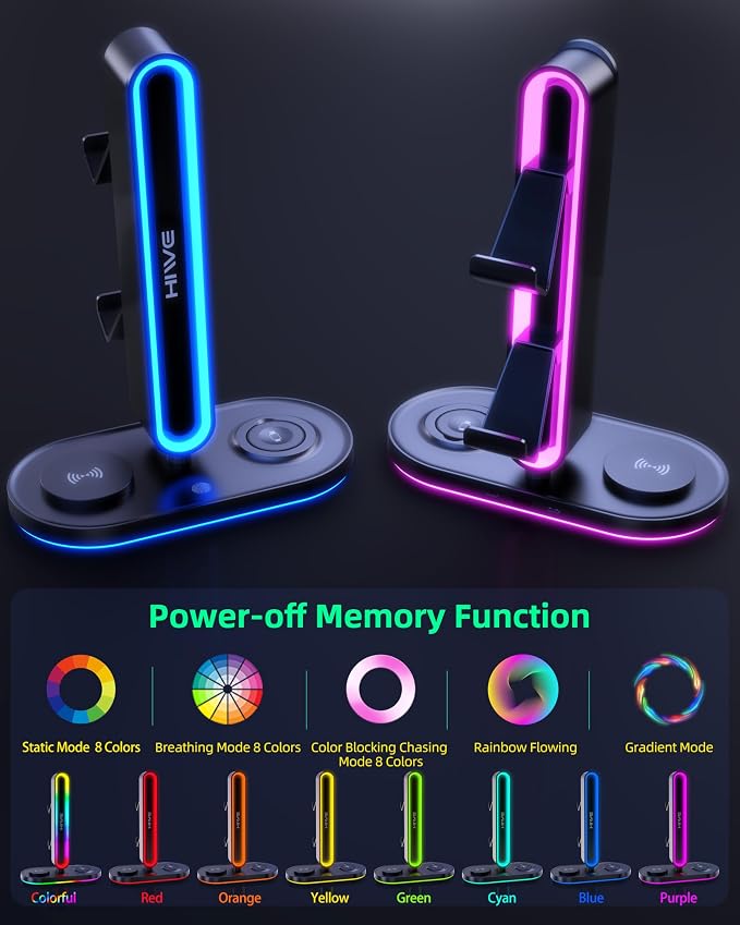 Black with RGB