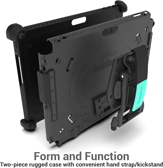 MobileDemand Full-Body Kickstand Rugged Case for Microsoft Surface Pro 910and 11–Heavy Duty Surface Pro Case with Briefcase Handle- Shock Absorbing