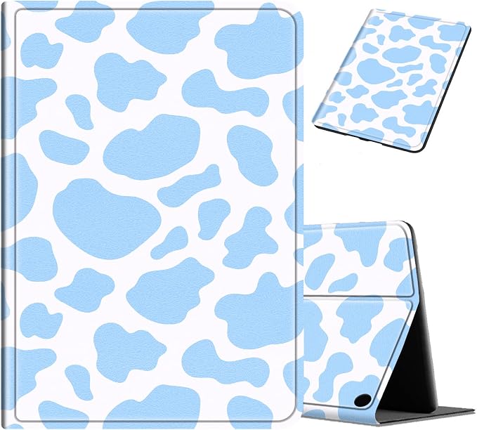 Blue Cow Print