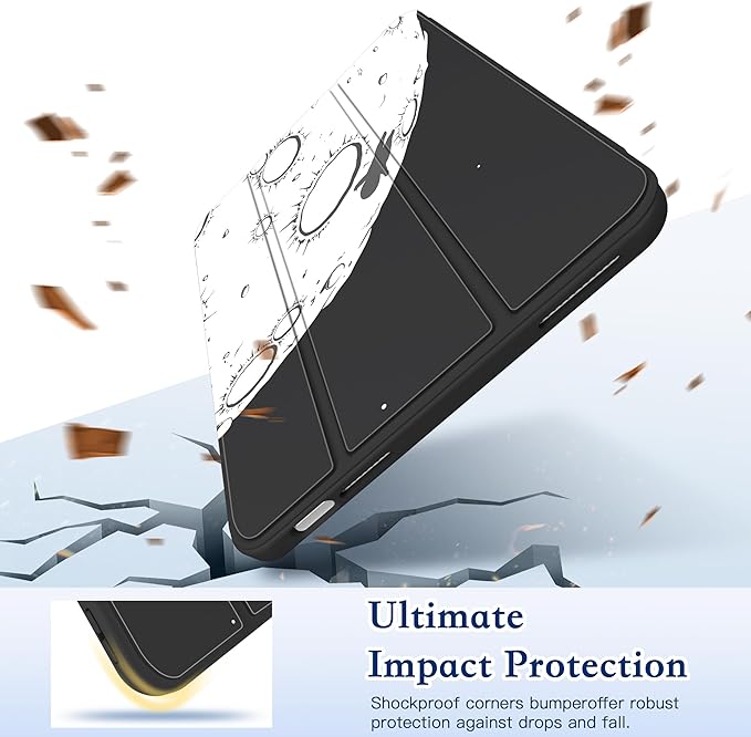 CISSOOK Compatible with iPad (A16) 11th Generation Case 11 Inch 2025 Release for iPad 10th Generation 10.9 Inch 2022 Protective Shell with Pencil Holder Astronaut