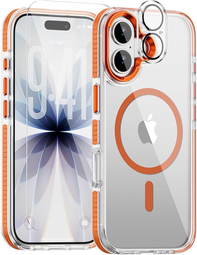 Clear Orange non-slip