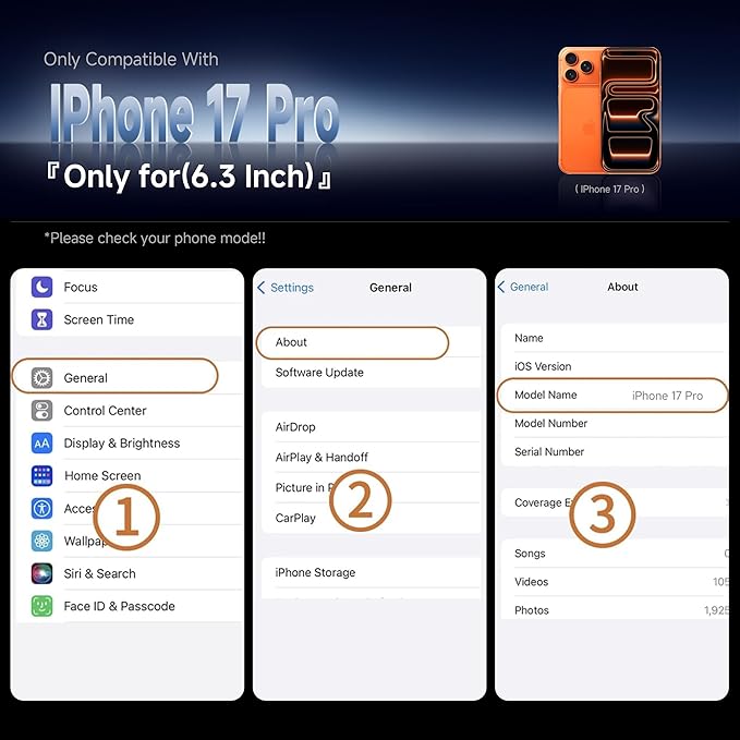 DMJN Unbreak Top 9H+ Glass for iPhone 17 Pro Screen Protector(13FT Military Grade Shatterproof Longest Durable) Screen Protector 17 Pro Tempered Glass Full CoverageEasy Installation 2 Pack