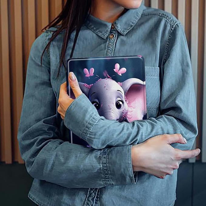 Elephant and Pink Hearts