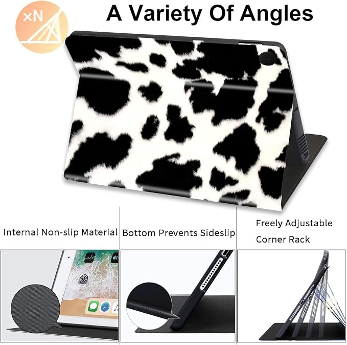 Black and White Cow Print