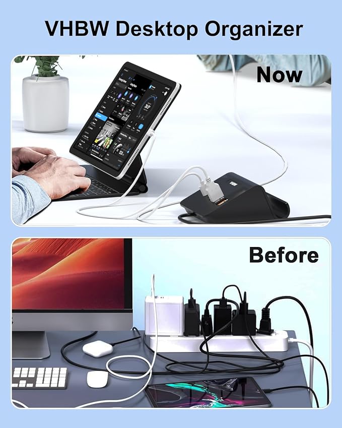 Fast Charging USB-3A3C-Black