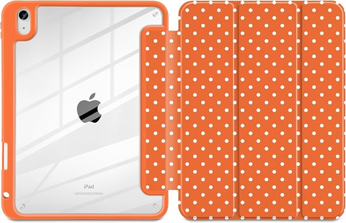Orange white dot