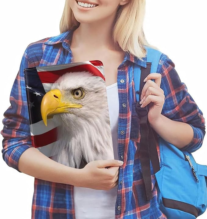 Patriotic American Flag Bald Eagle