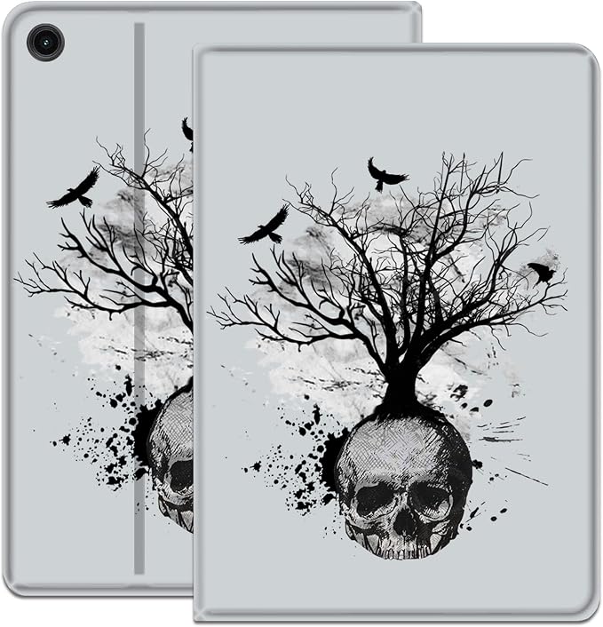 Black and White Skull Head Tree
