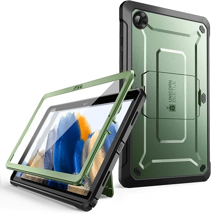 SUPCASE for Galaxy Tab A8 Case with Stand (Unicorn Beetle Pro) [Built-in Screen Protector] Full-Body Rugged Shockproof Heavy Duty Protective Tablet Case for Samsung Galaxy Tab A8 10.5 Inch Guldan