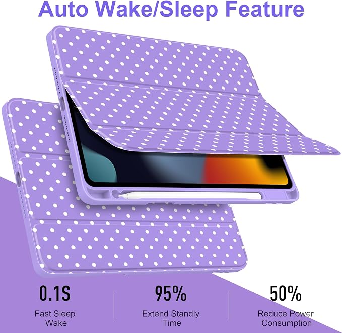 Purple white dot