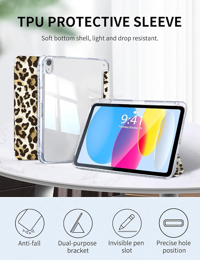 Leopard Beige Black