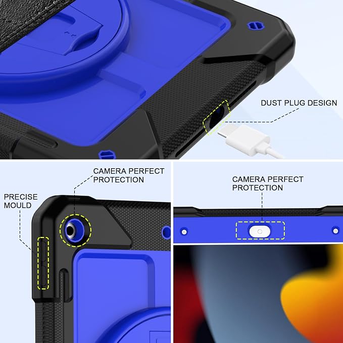 Black/Deep Blue
