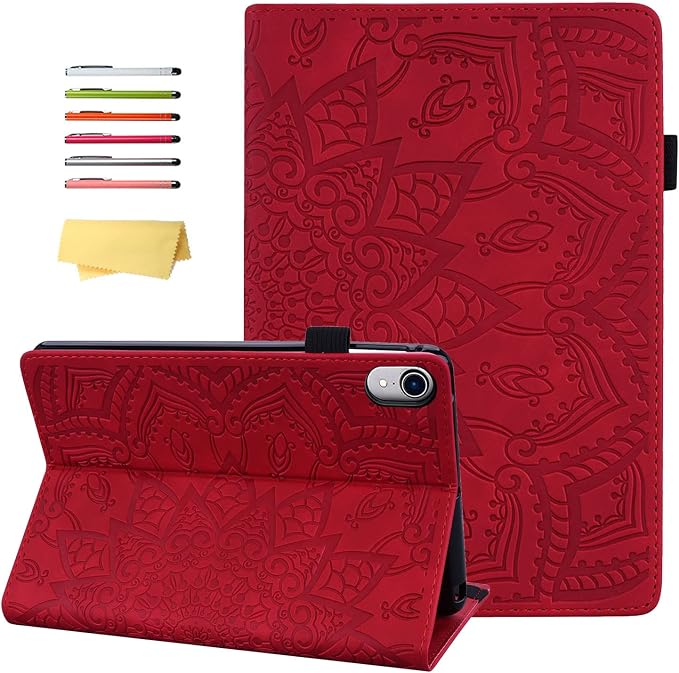 03# Red Paisley Flower