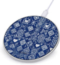 Traditional Geometric Ethnic Phone Charger Magnetic Charging Pad Anti-Slip with USB Cable
