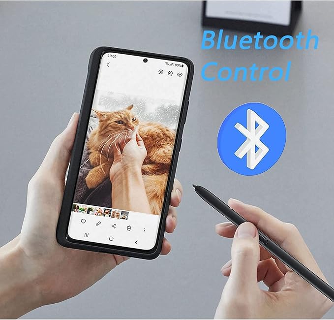 Galaxy S22 Ultra S Pen with Bluetooth for Samsung Galaxy S22 Ultra 5G Stylus Pen Replacement Remote Control for Samsung Galaxy S22 Ultra S Pen(Phantom White)