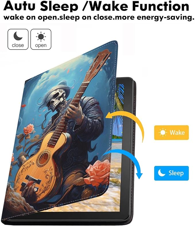 Skeleton Playing Guitar