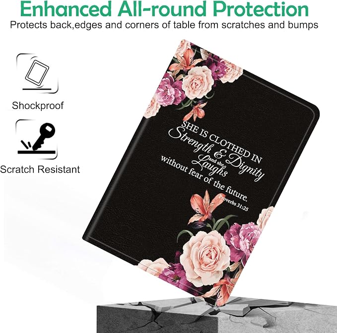Bible Verse Quote Proverbs 31:25,Poeny Flower