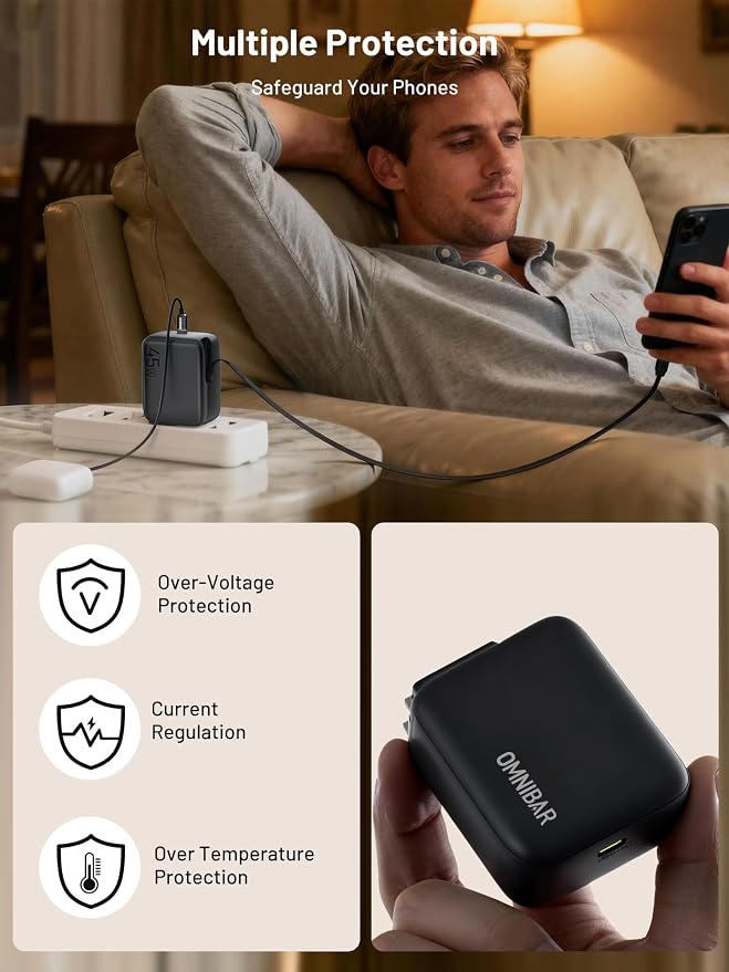 Black - 67W Single Cable