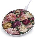 Roses Peonies Buttercup Fast Portable Charger 10W Funny Graphic Phone Charging Pad with USB Cable