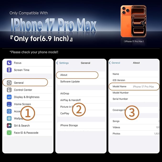 DMJN UNBREAK Glass for iPhone 17 Pro Max Screen Protector (13FT Military Grade Shatterproof) Screen Protector 17 Pro Max Tempered GlassEasy InstallationFull Edge Coverage9H+ Glass2 Packs