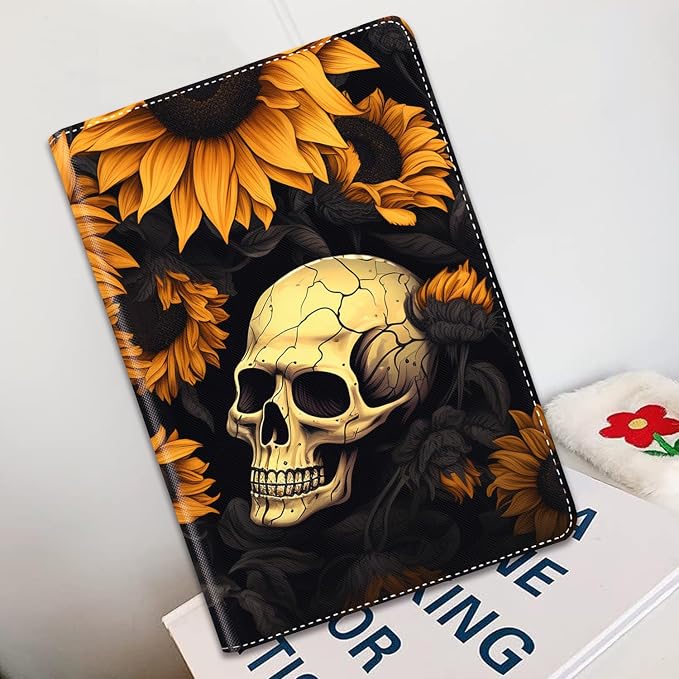 Sunflower and Skulls Pattern