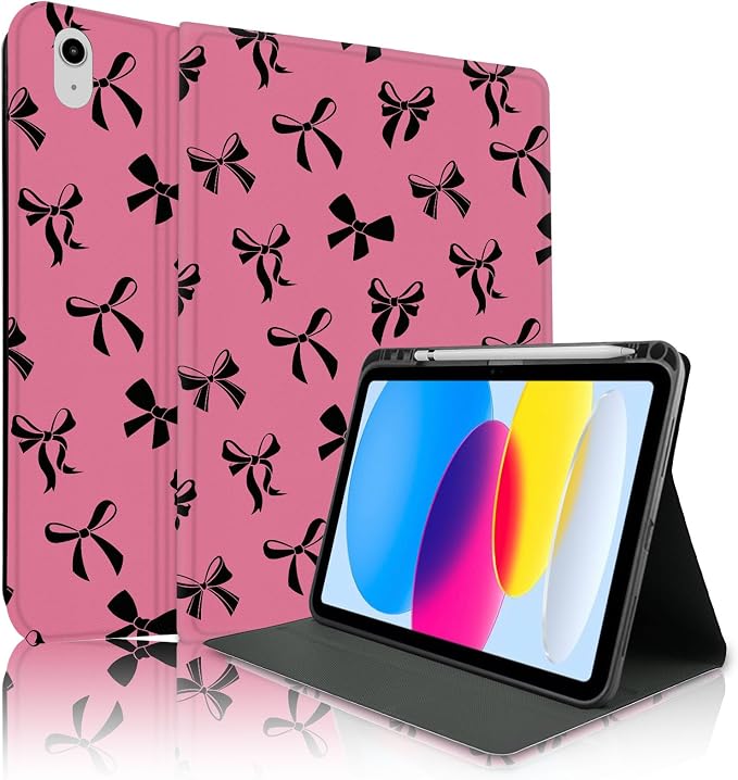 Pink - Black Bow