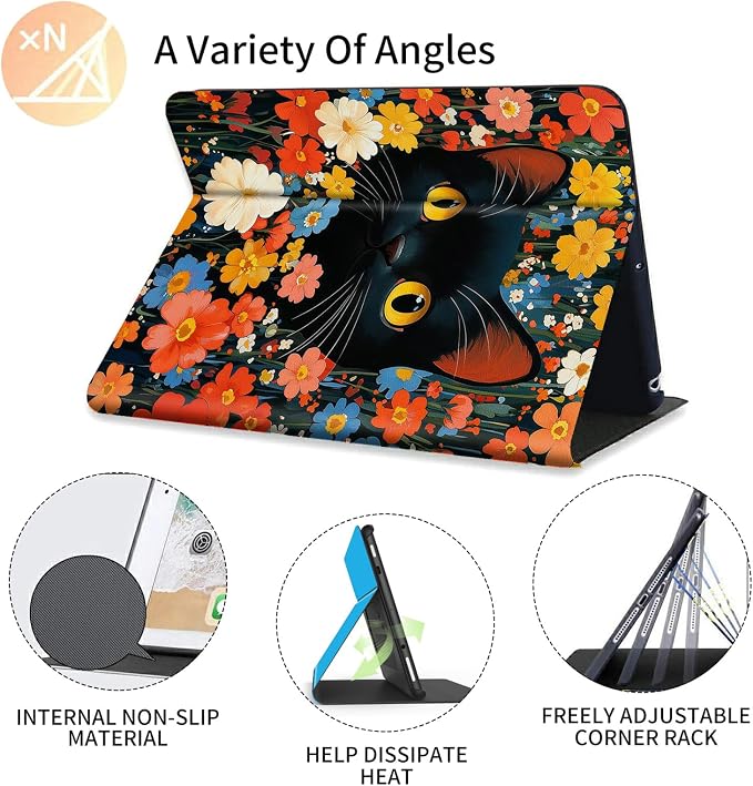Black Cat Florals