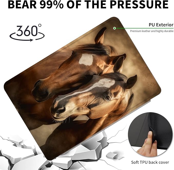 Brown Horse Couple