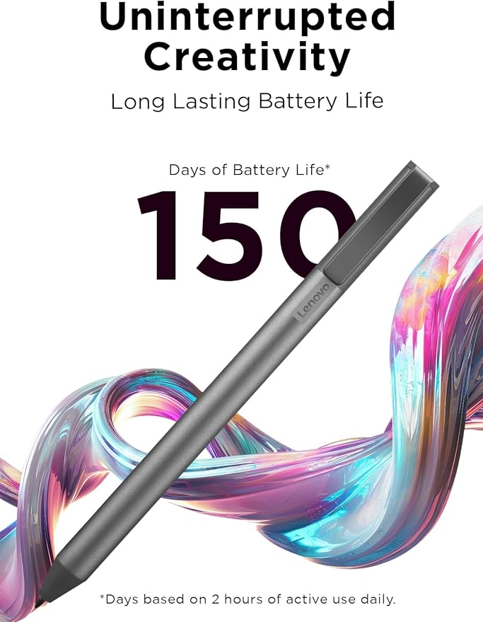 Lenovo USI Stylus Pen Chrome OS Support 4096 Levels of Pressure Sensitivity 150 Days Battery Life AAAA Battery Works with Chromebook GX81B10212Grey