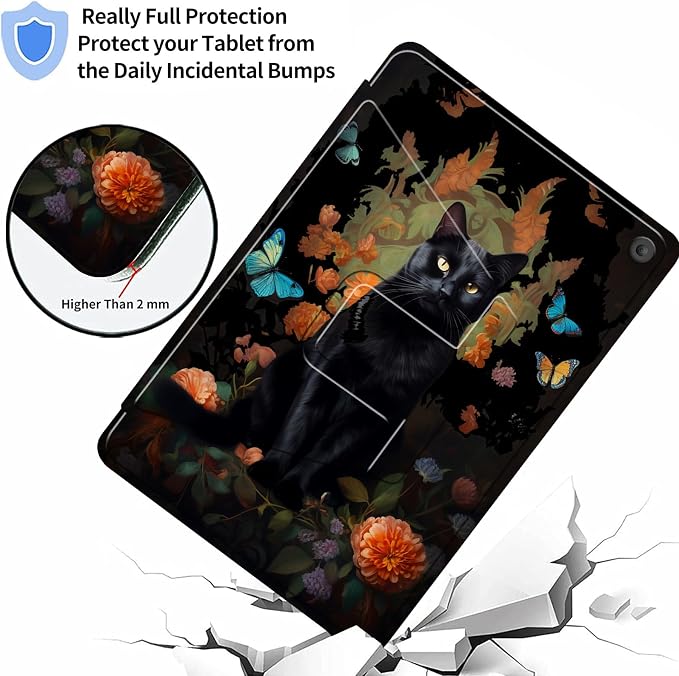 Black Cat Butterfly Flowers