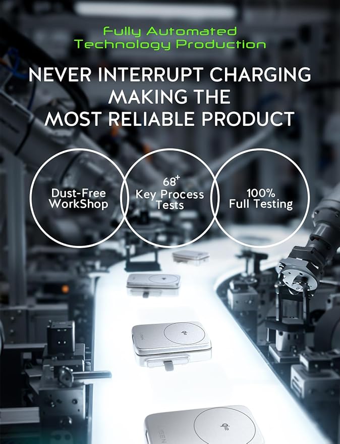 LISEN for iPhone 17 Pro Max 15W magsafe Fast Charger 3-in-1 Charging Station Qi2 Certified Foldable Magsafe Charger Stand for Apple Multiple DevicesWireless NightstandAirPodsApple Watch