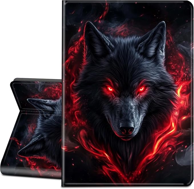 Red-glowing Wolf
