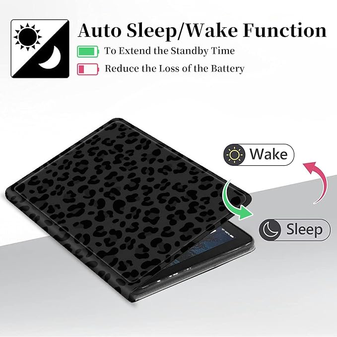 Black leopard print
