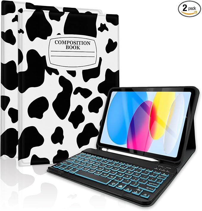 Notebook Cow Black