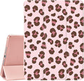 JOYLAND for iPad (A16) 11th Gen 11 Inch 2025iPad 10th Generation Case 10.9 Inch 2022 with Pencil Holder-Auto Wake/SleepPink Leopard Print Cover Anti-Scratch Shockproof Premium Folio Stand CasePink