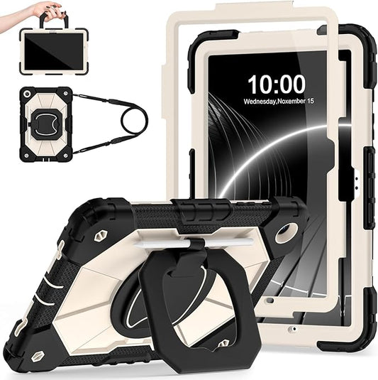 Case for Samsung Galaxy Tab A9+/A9 Plus 11 Inch (SM-X210/X216/X218) with Screen Protector/Rotating Stand/Pen HolderMilitary Grade Shockproof Cover for Galaxy Tab A9 Plus Cases