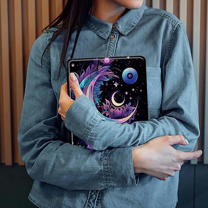 Purple Moon and Diamonds