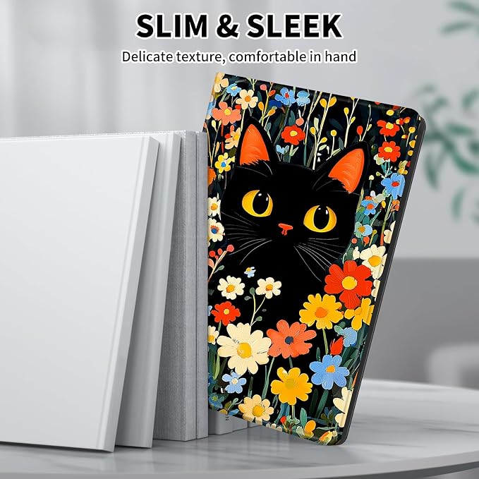 Cartoon Cat Floral