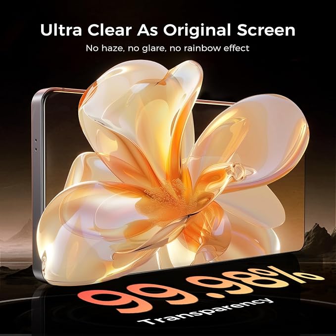 NeverBreak 9H+ Hardness for Samsung Galaxy S26 Screen Protector 12FT Military Grade Protection (Scratch Shatter Drop Resistance) Tempered Glass Full Edge Coverage Case Friendly 2 Pack