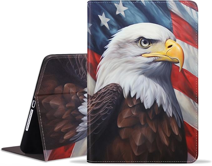 Patriotic American Flag Bald Eagle