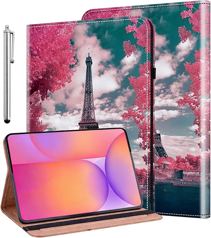 ALILANG Case for iPad mini 1/2/3/4/5 (Model No. A1538 / A1550 / A2124 / A2125 / A2126 / A2133) PU Leather Folio Cover with Multi-Angle Stand for iPad mini 5 2019 Tablet Case -Iron Tower